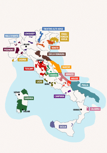 Italian Varietals Tasting Colonial Spirits