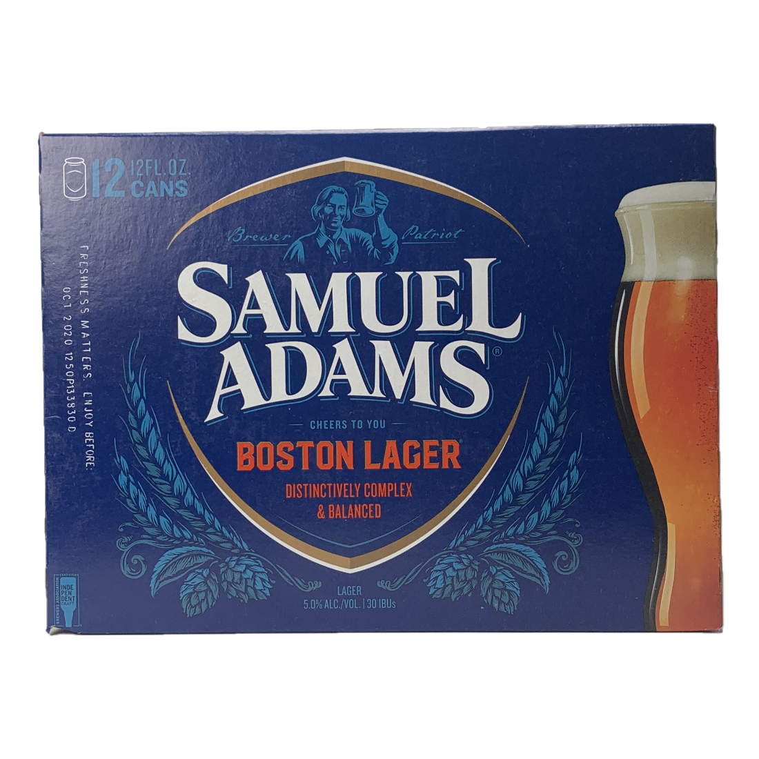 Sam Adams Boston Lager 12pack Cans Colonial Spirits