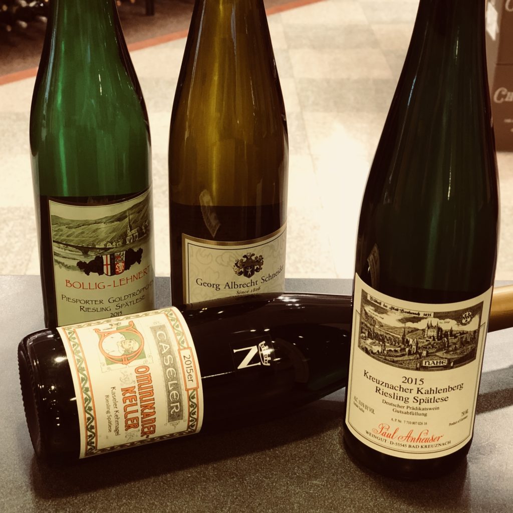 A Night of German Wines to Remember